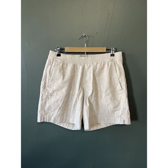 Abercrombie & Fitch Mens Beige Stretch Fit Shorts Size Medium - Picture 1 of 4